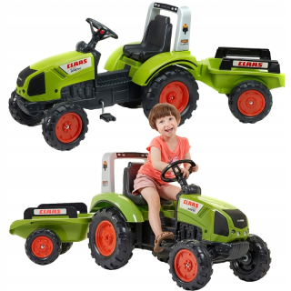Falk Tractor pre pedále Claas Duży s prívesom