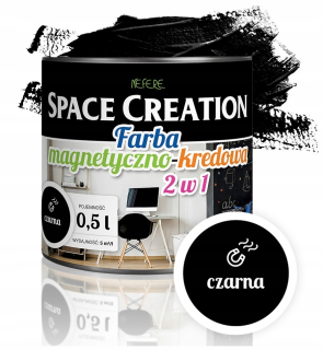ČIERNA TABUĽKA PRIPEVNENÁ NA STENU ČIERNA 200X45 +5XCHALK