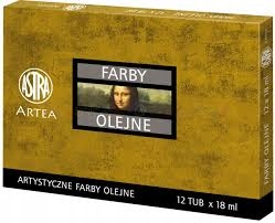 ASTRA 18ML Olejové farby - SET No. 2