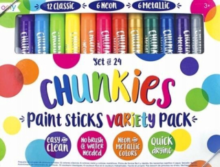 Maľovať chunkies Chunkies maľovať tyčinky 24 ks