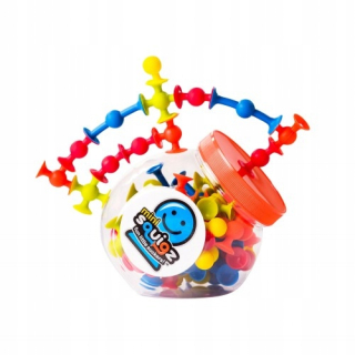 Tuk mozgu Toy Mini stláčanie Squigz bloky 75 el