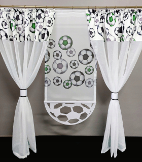Detské záclony - FB03 panelové futbalové futbalové kokóny Openwork Curtain
