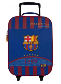Detský kufor - FC Barcelona Ball Bathpack Suitcase na batožine kolesá