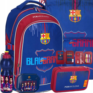 Školská taška - batoh, set, zostava - FC Barcelona School Bathpack Menges Money Set