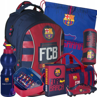 Školský batoh - FC Barcelona Backpack School School Combat 7in1 set