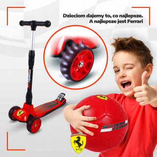 Kolobežka - Ferrari FXK58 Red Scooter