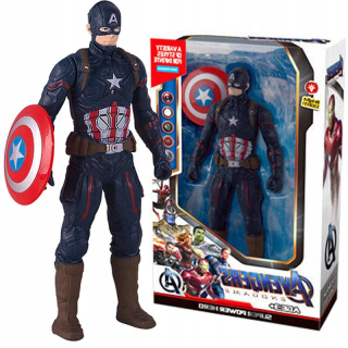 Figurín kapitán Amerika Marvel Avengers sa pohybuje
