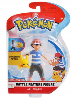 Pokémon - Figúrka Pokémon Bitka Deluxe Ash & Pikachu