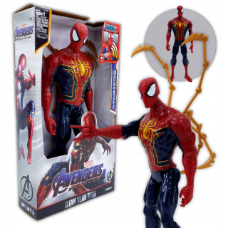 Postavička - Figurine Spider-Man Avengers veľký zvuk a LED dióda 30 cm