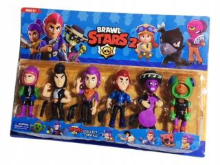 Brawl stars - Obrázky Brawl Stars 6 ks 2 Veľká Series 11cm Sviečka