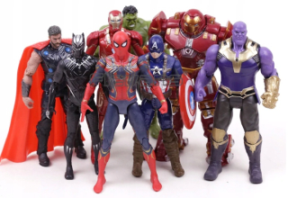 Obrázky Marvel Avengers nekonečno sviečka 8 kusov