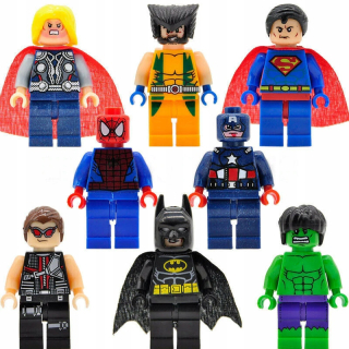 Stavebnica - OBRÁZKY MARVEL AVENGERS KIT + 8ks GRÁTIS LEGO