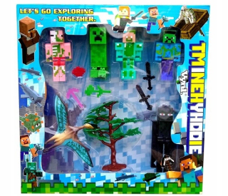 Minecraft - Minecraft Figures 8 ks + príslušenstvo WA-WA SET