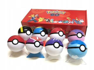 Pokémon - Obrázky Pokemon Pokéballov Set 8ks Pokéballov