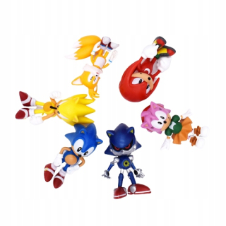 Postavička - Figúrky Sonic the Hedgehog Toys Set 6 kusov
