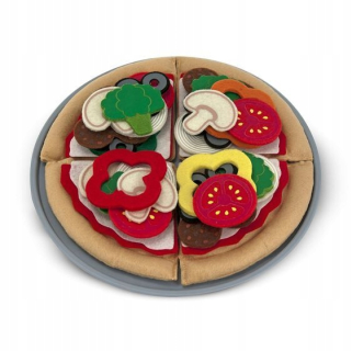 Felt Pizza Food Sada príslušenstva pre deti