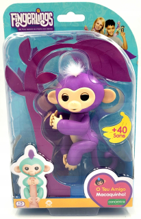 Postavička - Fingerlings interaktívna opica na prst