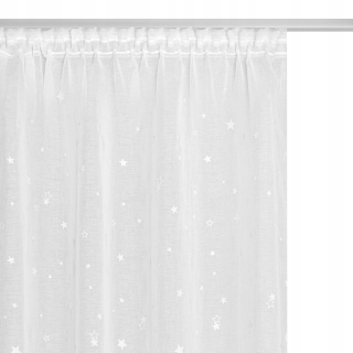 Detské záclony - Milkyway Curtain žiariaca v tmavej páske 140x270