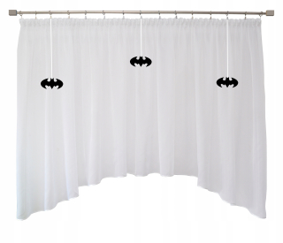 Detské záclony - Detská opona Bat 300x145 pre chlapca