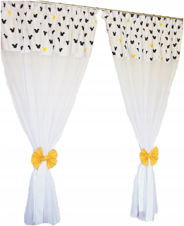 Detské záclony - Detské závesy Cotton Cotton Miki 2x155x160 Návrhy