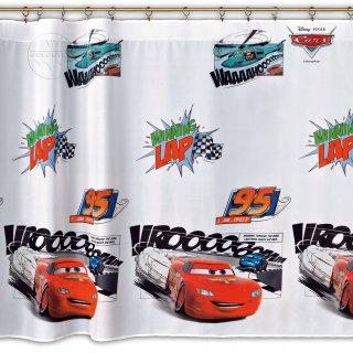 Detské záclony - Detská opona Disney 240x150 Cars 2 DAE3