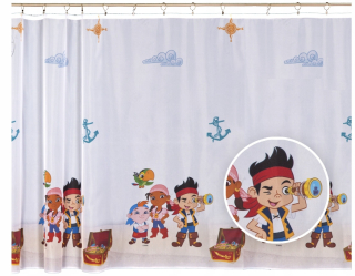 Detské záclony - Detská opona rozprávka Jake a Pirates 235x140