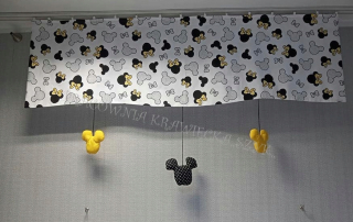 Detské záclony - Panel Mouse Ocrpad Pendants Detská izba