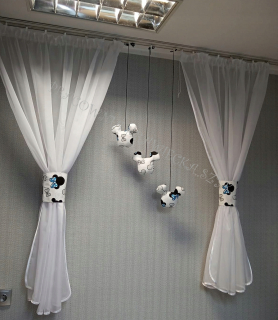 Detské záclony - Závesy Mouse Minnie Child's Room