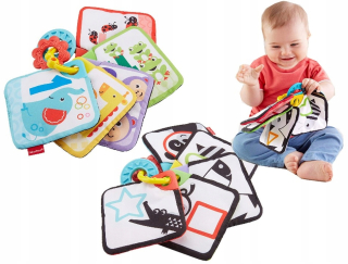 FISHER PRICE EDUCATIONAL CARDS SENSORY GFX90