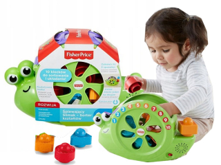 FISHER PRICE Spievajúci slimák triedič FRC19 PL