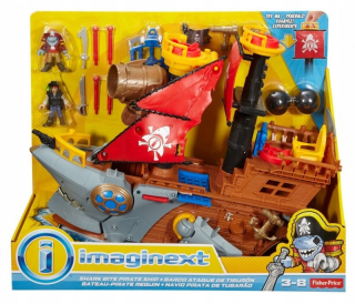 FISHER PRICE Pirátska loď Imaginext