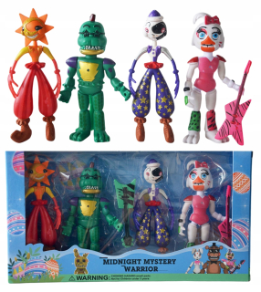 Postavička - Päť nocí v Freddy's FNAF Figurins 4 PCS Sundrop