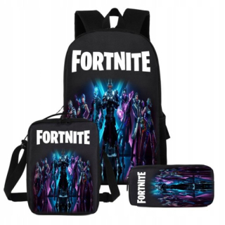 Školská taška - batoh, set, zostava - Fortnite School Batchpack Set Satchel Pension Case
