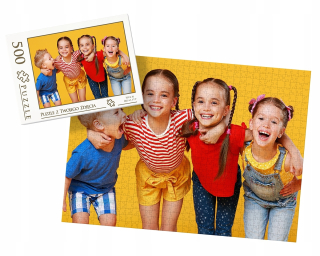 Foto Puzzle z fotky 500 el s darčekovej krabici