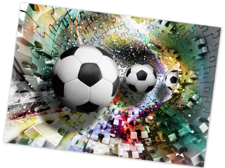 Tapety do detskej izby - Nástenná nástenná maľba 3D loptičkový tunel Puzzle 254x184 non -Woven