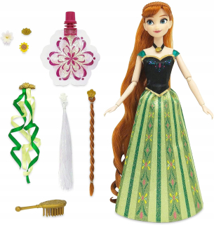 Frozen Elsa - FROZEN -DISNEY Doll vlasy na zem