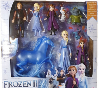 Frozen Elsa - Frozen Land of Ice 2 sada 9 figúrky Elsa Horse
