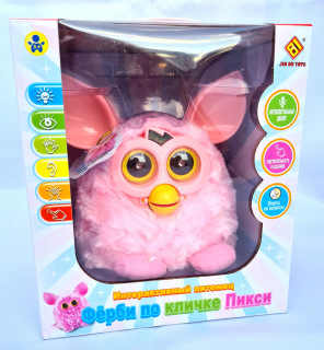 Furby Ferb Maskot opakuje Sings Eyes LED 15cm
