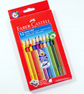 Grip pastelky Faber-Castell Jumbo 12 farieb