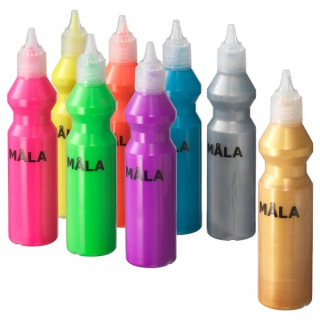 Fluorescenčné farbivá rôzne farby 8 ks. IKEA