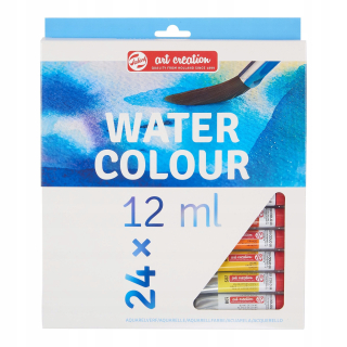 Watercolor Farby taletens výtvory - 24 x 12 ml