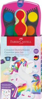UNICORN School Paints Faber-Castell 12 farieb