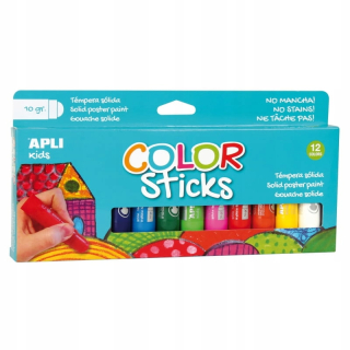 Farby v Apli Kids Crayon - 12 farieb 3 roky +