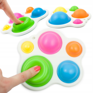 Fidget jednoduché dimpujú zmyslové hračky pop
