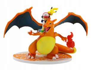 Pokémon - Figúrka Pokemon Ash Charizard Pikachu