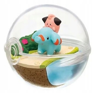 Figúrka Pokemon v Pokéball 6cm Phanpy Cleffa