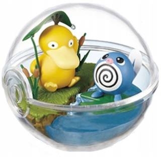 Pokémon - Figúrka Pokemon v Pokéball 6cm Psyducka a Polyvag