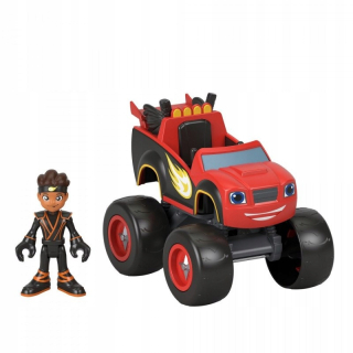 Ninja akčná figúrka a auto AJ Blaze a mega stroje