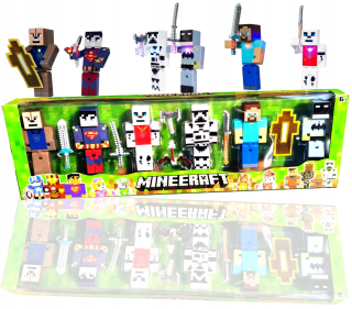 Minecraft - Čísla Minecraft žiariace LED veľká sada obrázkov