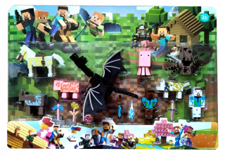 Minecraft -  Minecraft figuríny Sada superhrdinských figurín
